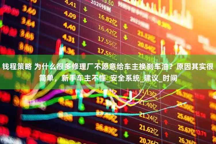 钱程策略 为什么很多修理厂不愿意给车主换刹车油？原因其实很简单，新手车主不懂_安全系统_建议_时间